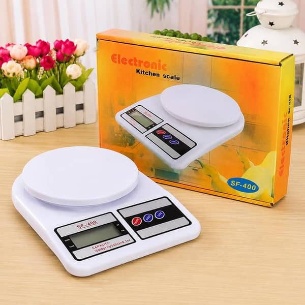 T  10KG Electronic Digital Kitchen Scale – High Precision LCD Food Weighing Machine for Kitchen, Cooking & Baking | Multifunction Digital Weight Scale for Vegetables, Fruits, Meat, Grocery, Baby Food, Jewelry & Home Use with Accurate Measurement
