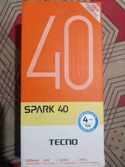 Tecno Spark 40 (9 months warranty)