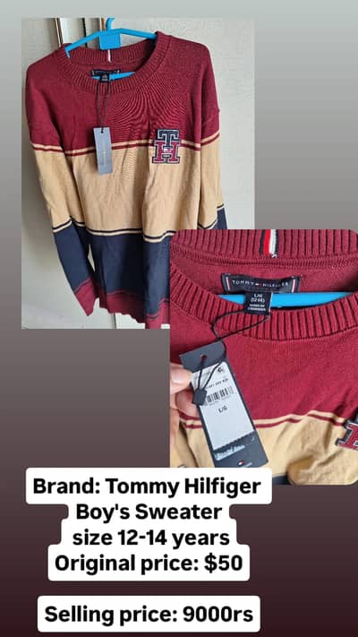 Branded clothes from America