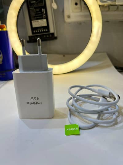 Infinix 45w Super Charge cable Ultra All Round Charging 45w Max )