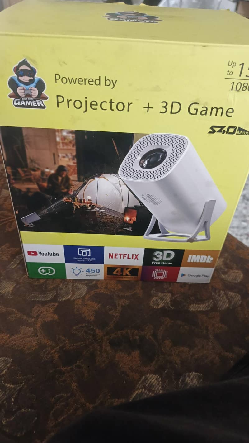 Smart android 4K projector S40 max 0