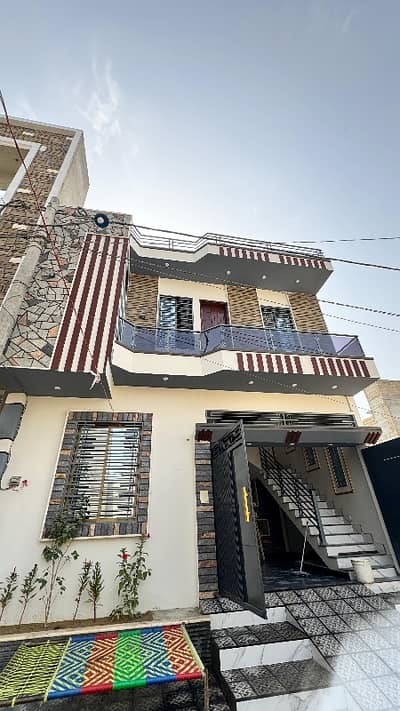3 Bed Dd Double Story Elivation House For Sale In Saadi Garden Block 5