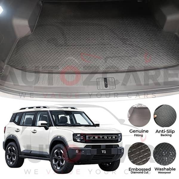 Tetour T1 China Rexine Custom-Size Trunk Mat - Model 2026