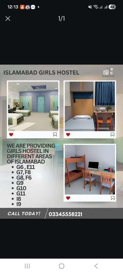 Islamabad girls hostel i8