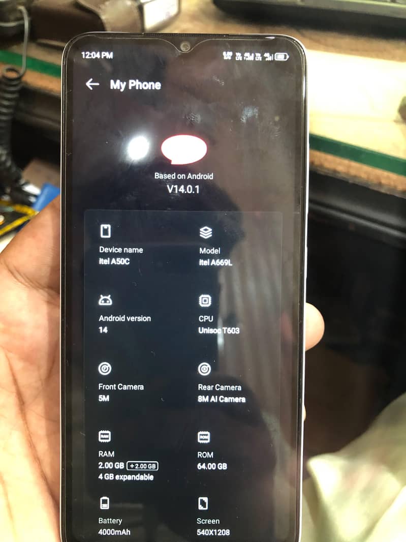 Itel A50C 5