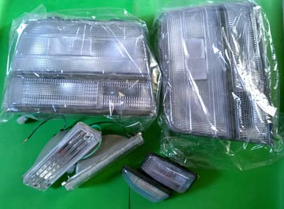 Suzuki Khyber Back Lights White Crystal Bumper & Fender Lights Set