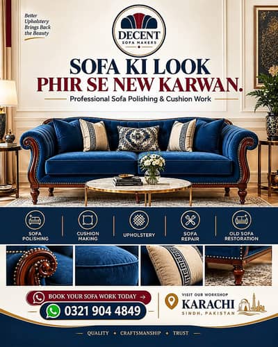 Professional Sofa Polishing & Repair Service