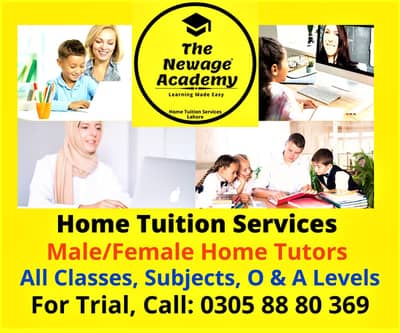 Male & Female Home Tutor & Home Tuition Available in All Over Lahore