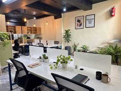 *1100 Sq Ft Furnished Office For Rent - 20 Seatings + CO Room - Lower Ground Floor - Rs. 1.20 Lac