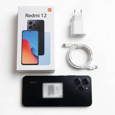 Xiaomi Redmi 12 Midnight Black 8GB+4-12GB / 128GB