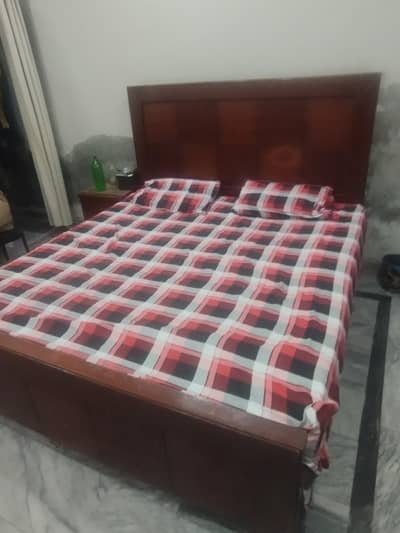 Double bed for sale with mattress