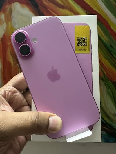 Apple iPhone 16 Pink Offical PTA Approved Mercantile