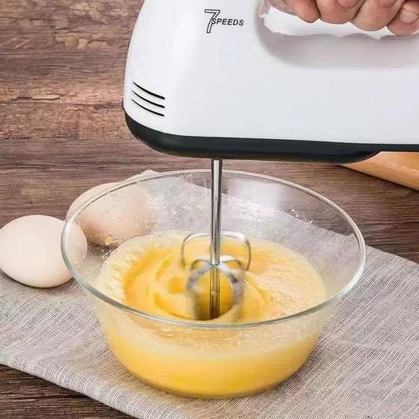 T  Electric Hand Mixer 180W – 5 Speed Portable Egg Beater Machine for Baking & Cooking | Powerful Handheld Food Mixer for Cake Batter, Cream Whipping, Dough Mixing, Frosting, Coffee & Kitchen Use
