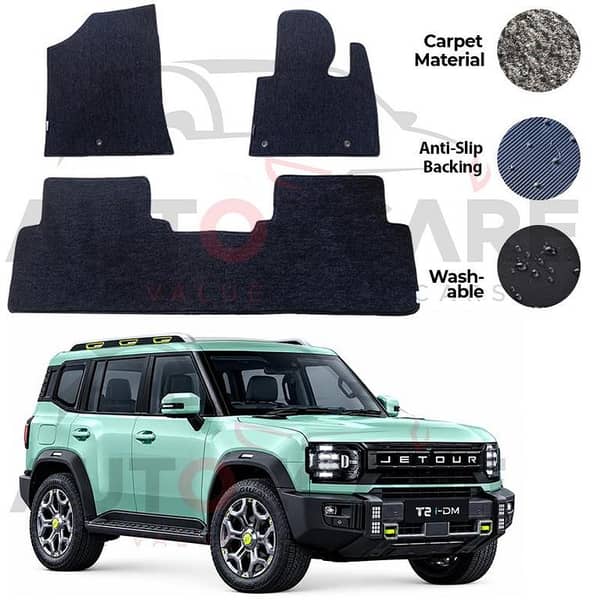 Jetour T2 Genuine Fitting Carpet Floor Mat 3PCS - Model 2026