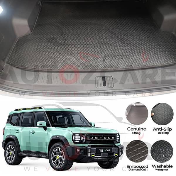 Jetour T2 China Rexine Custom-Size Trunk Mat - Model 2026
