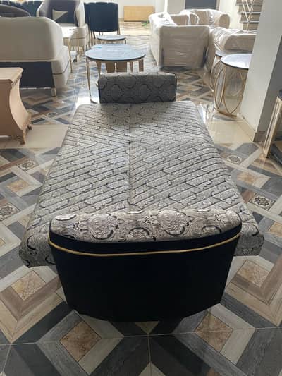 Modern Sofa Cum Bed | Stylish Round Arms | Premium Design