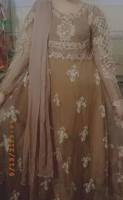 chocolate brown maxi