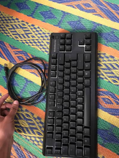 SteelSeries Apex 3 TKL RGB Gaming Keyboard - Compact Tenkeyless Design
