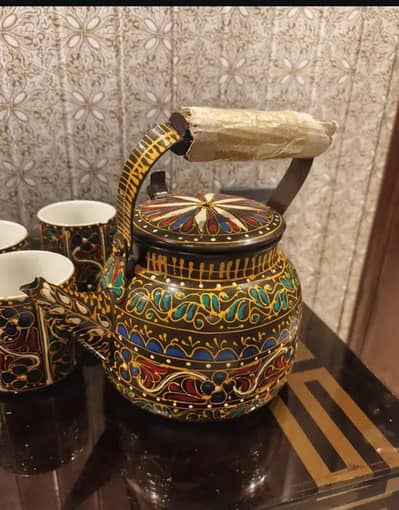 Handmade art kettle set