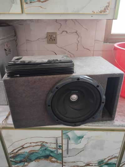 Kenwood Woofer with Amplifier