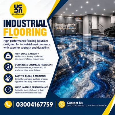 Epoxy Floor Installation | Industrial & Garage & Workshop Flooring