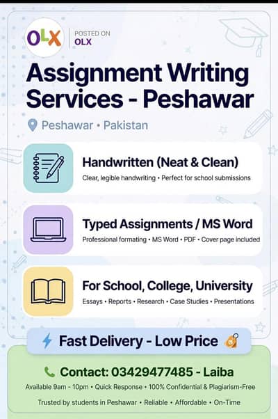 Assignment writing services peshawar