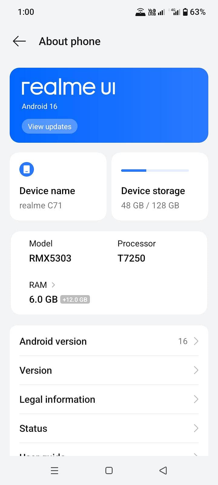 Realme C71 3
