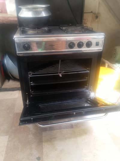 Nas Gas 3 Burner Cooking Range With Oven For Sale