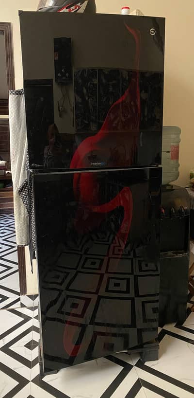 PEL Inverter Curved Glass Jumbo Size Fridge