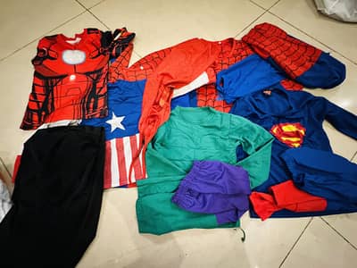 Kids Superhero Costumes – Bundle age 2-3