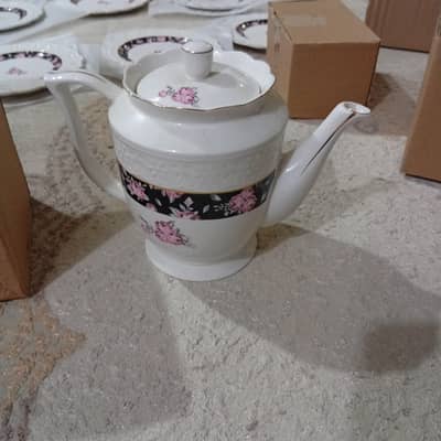 Packed new  24 piece bone china high tea set