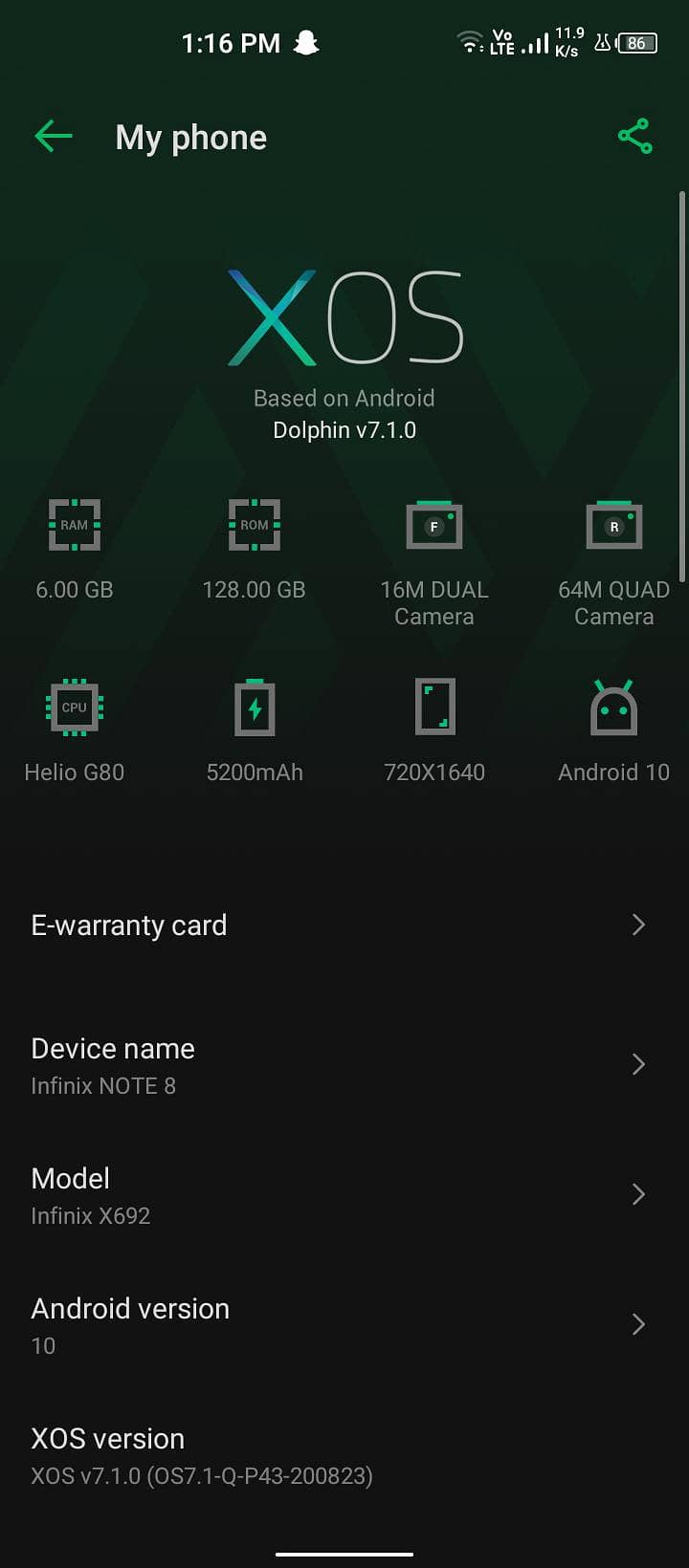 Infinix Note 8 6