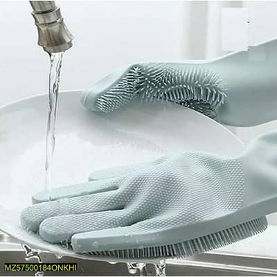 Silicone Kitchen Gloves for Cleaning & Safety|with free delivery