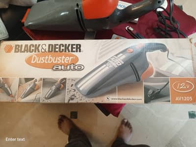 black and Decker car vacuum cleaner