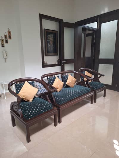 100% Solid Sheesham Wood Sofa Set – Elegant & Premium