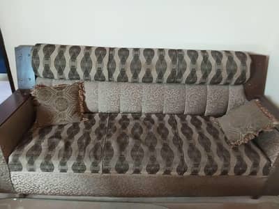 Brown sofa set