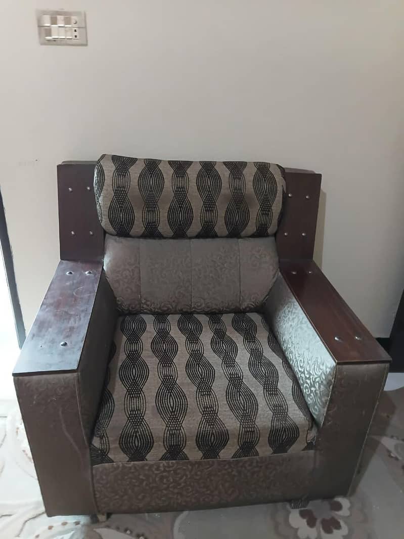 Brown sofa set 1
