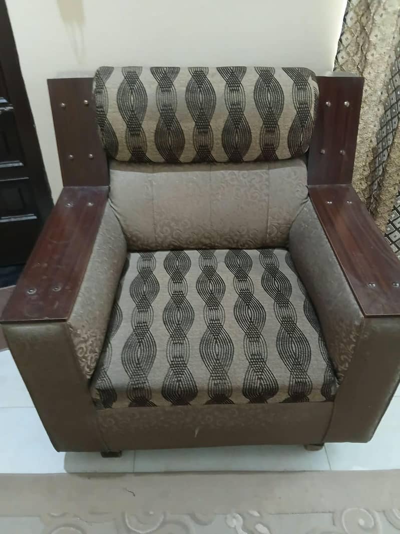 Brown sofa set 2