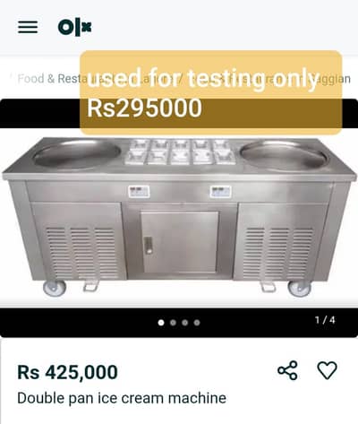 Pan ice cream machine/Tawa ice cfream