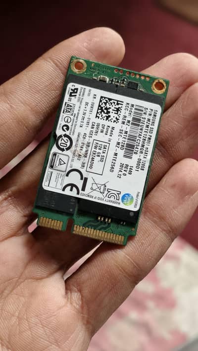 Samsung  128GB mSATA ssd 100health