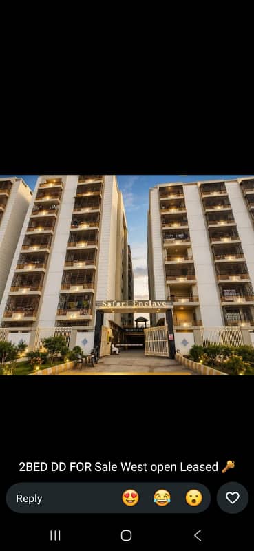 FLAT FOR SALE SAFARI ENCLAVE NEAR SAFORA CHORANGI RIM JHIM TOWER SADI TOWN ROAD KARCHI. CONTACT HIBA ESTATE
