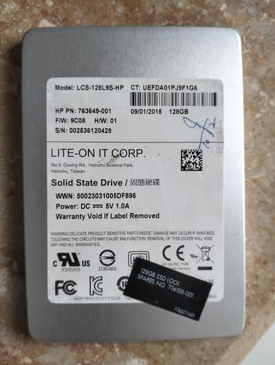 HP / Lite-On LCS-128L9S-HP 128GB SATA SSD