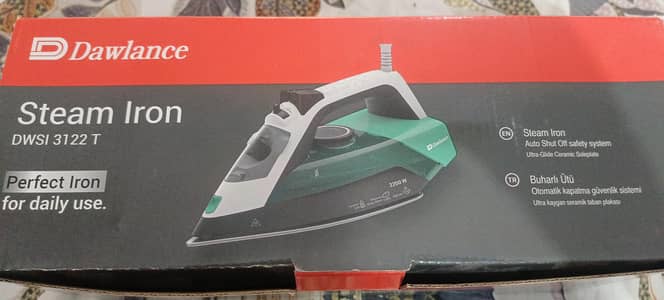 dawlance steam iron