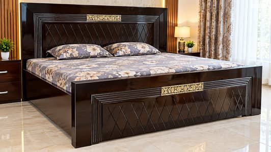 Bed Set, Wooden Bed, Single Bed, Double Bed, King Size Bed, Side Tabl