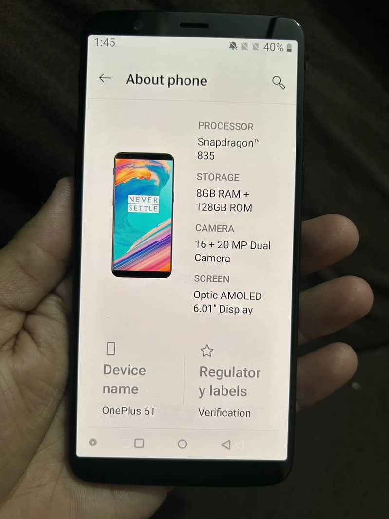 ONE PLUS 5T ( 8/128 ) 2