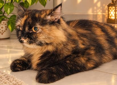 black persian cat