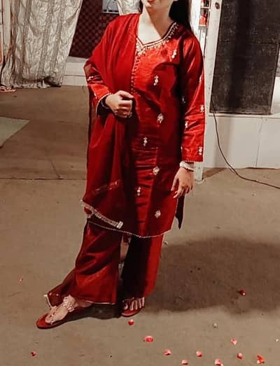 raw silk kameez and plazo duppate chiffon