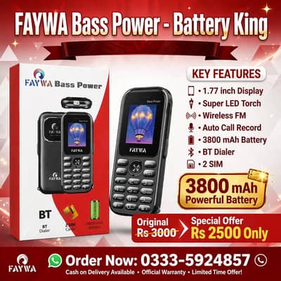 Faywa Diamond good look big battery 3800 MH big sound