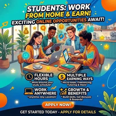 WE ARE HIRING MALES AND FEMALES BOTH STAFF FOR WORK ONLINE OFFICE