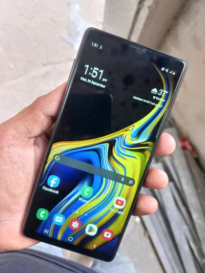 Samsung Mobile Note 9 6.128 with box exchang